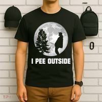 I Pee Outside I Love Peeing Outside Funny Camping T-Shirt thumb 6