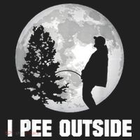 I Pee Outside I Love Peeing Outside Funny Camping Tumbler thumb 3
