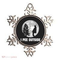 I Pee Outside I Love Peeing Outside Funny Camping Ornament thumb 0