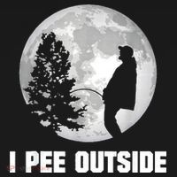 I Pee Outside I Love Peeing Outside Funny Camping Women's Tank Top thumb 5