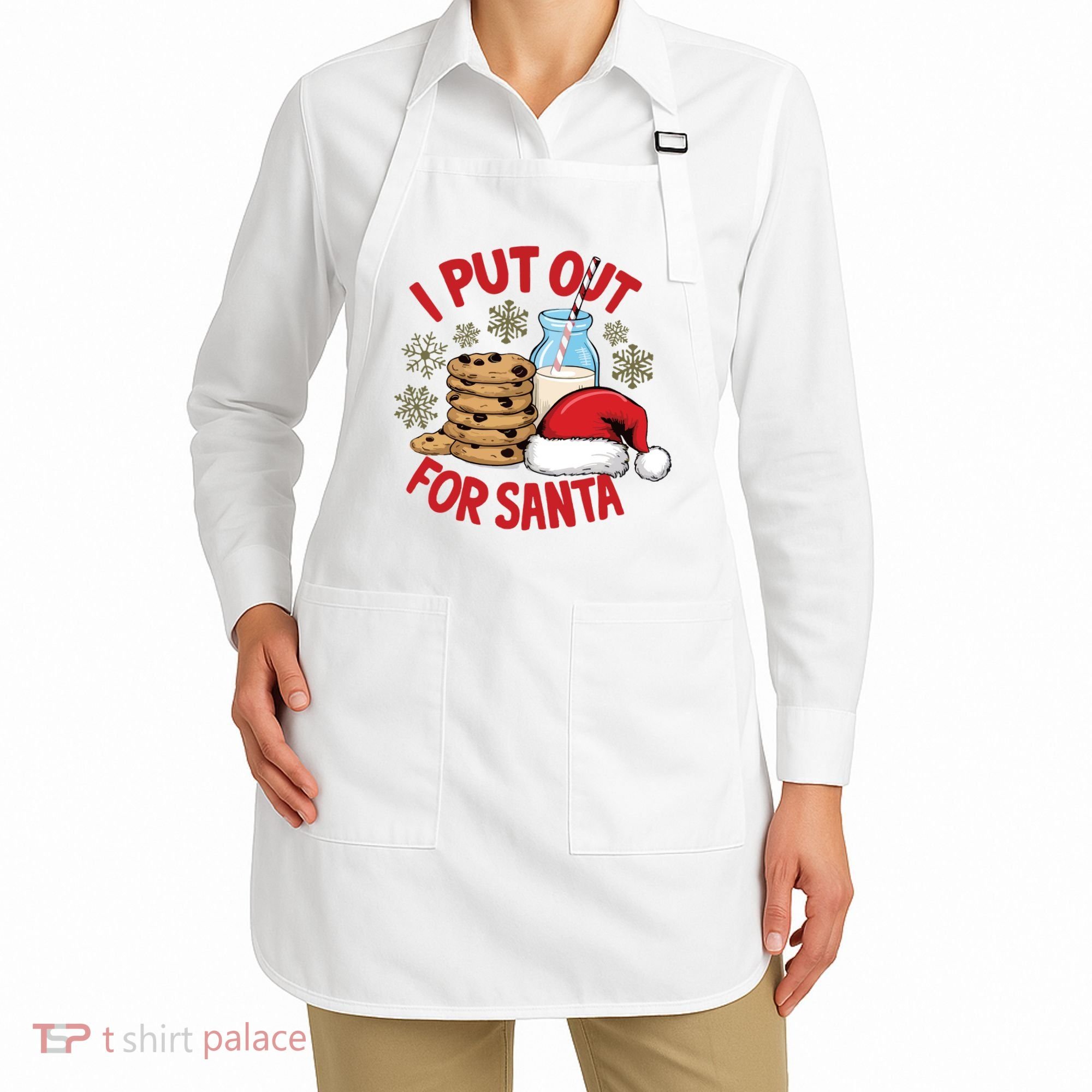 I Put Out For Santa Apron