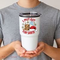 I Put Out For Santa Tumbler thumb 2