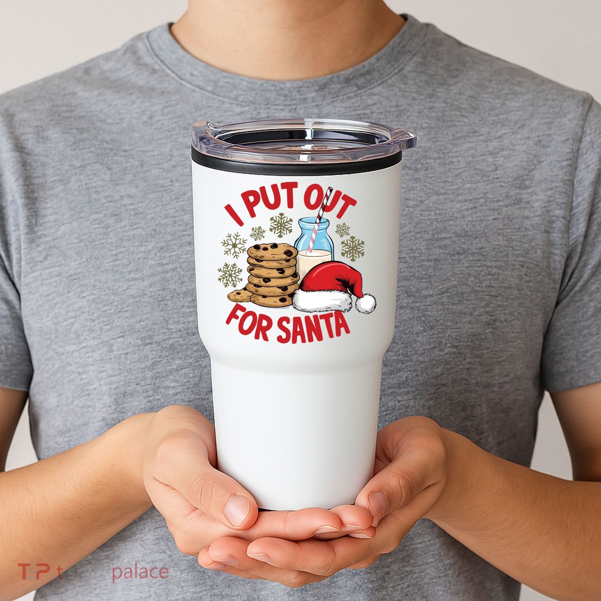 I Put Out For Santa Tumbler