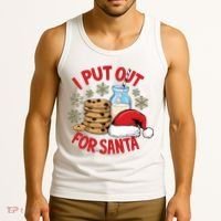 I Put Out For Santa Tank Top thumb 3