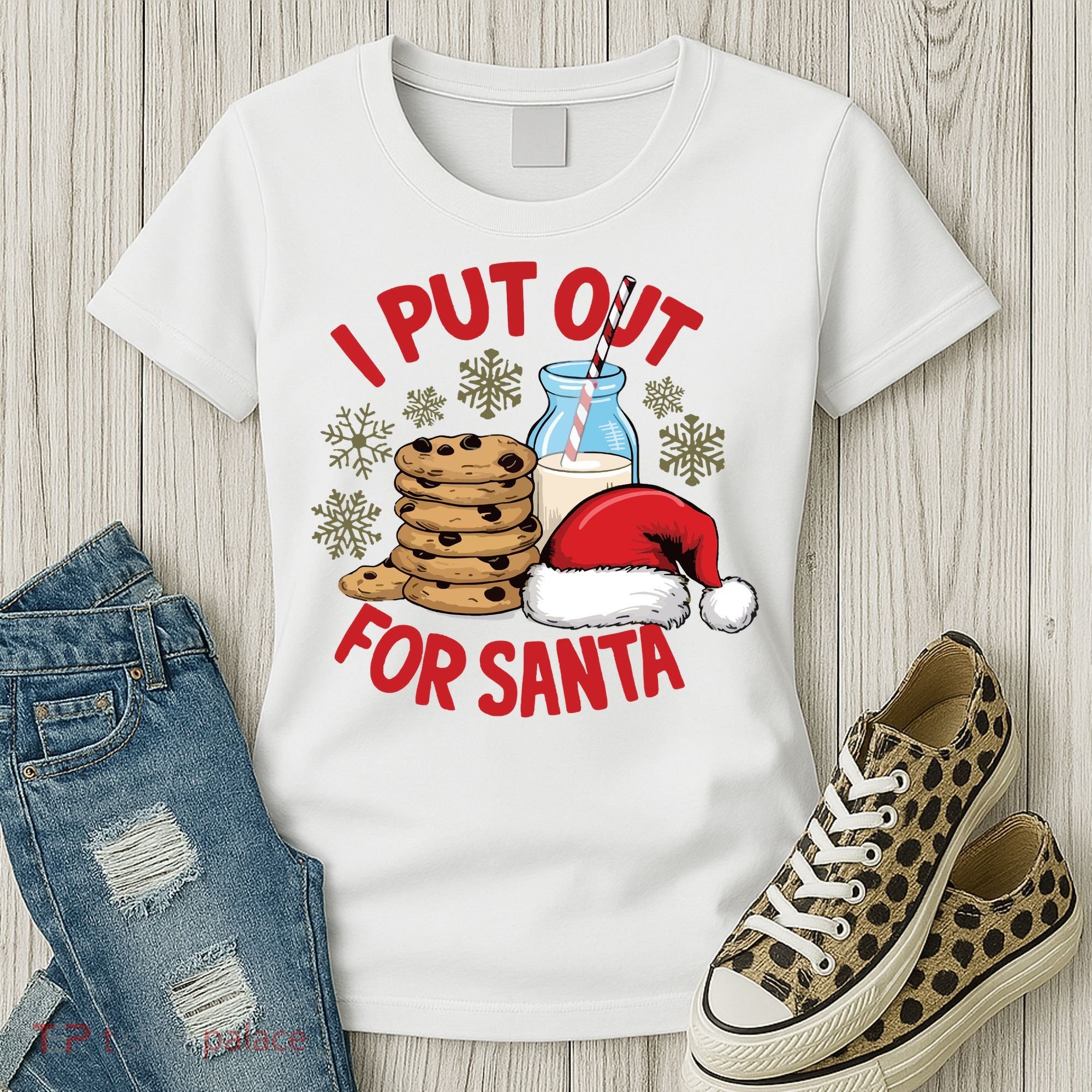 I Put Out For Santa Women's T-Shirt