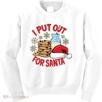 I Put Out For Santa Kids Sweatshirt thumb 0