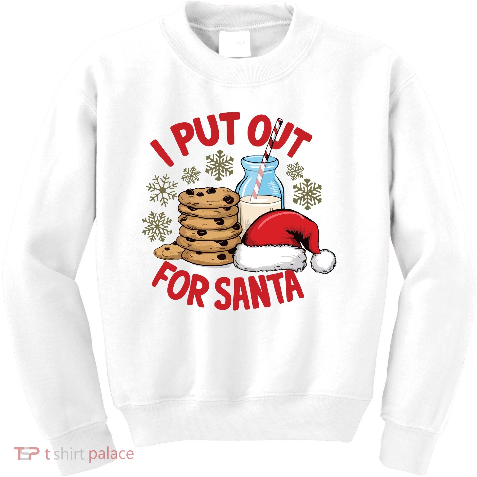 I Put Out For Santa Kids Sweatshirt