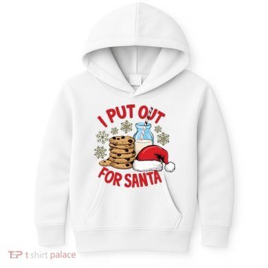 I Put Out For Santa Kids Hoodie