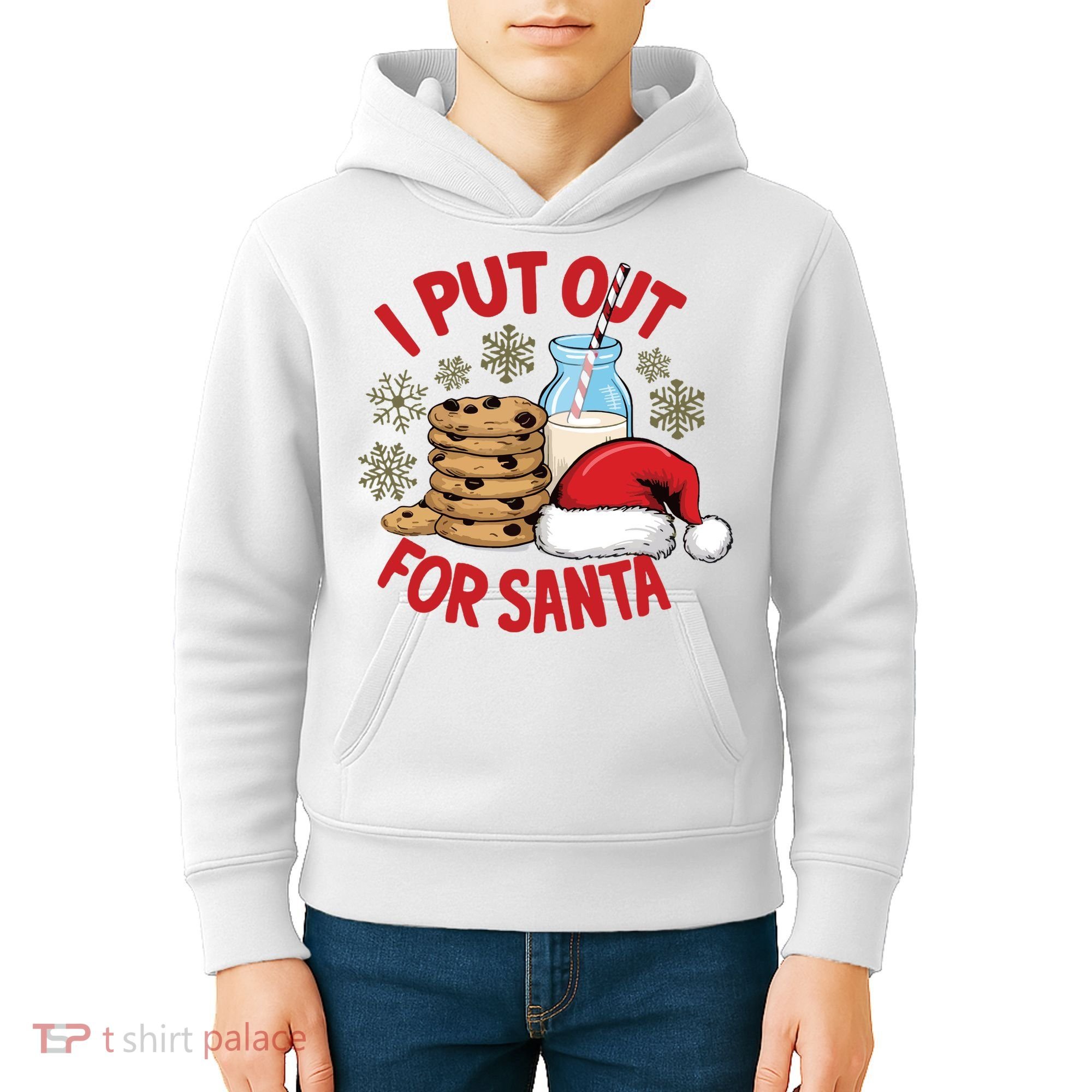 I Put Out For Santa Kids Hoodie