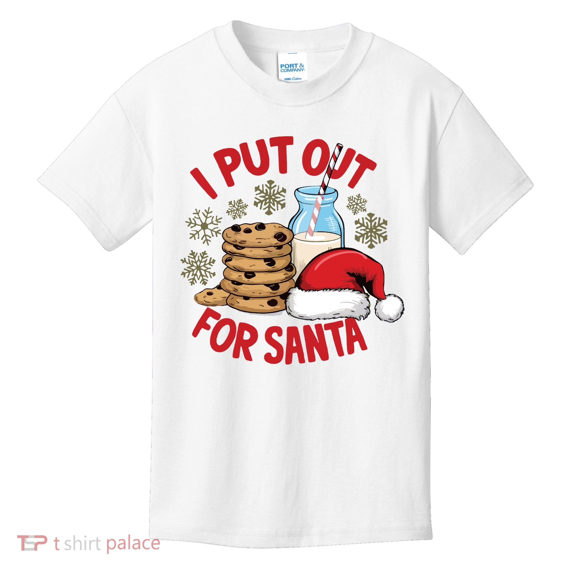 I Put Out For Santa Kids T-Shirt