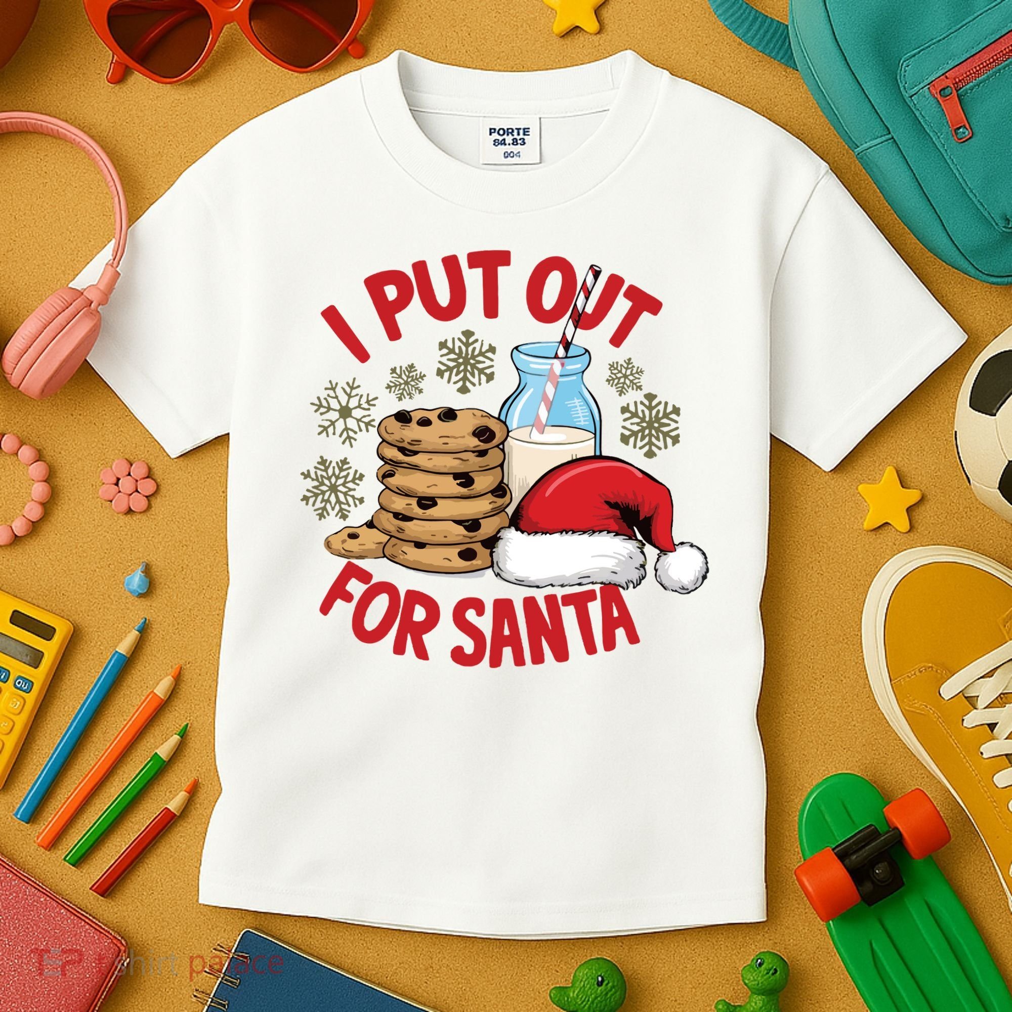 I Put Out For Santa Kids T-Shirt