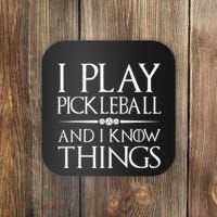 I Play Pickleball Because I Like It Not I'm Good At It Coaster thumb 0