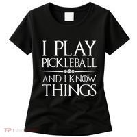 I Play Pickleball Because I Like It Not I'm Good At It Women's T-Shirt thumb 0