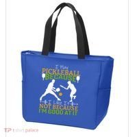 I Play Pickleball Because I Like It Not I'm Good At It Tote Bag thumb 3