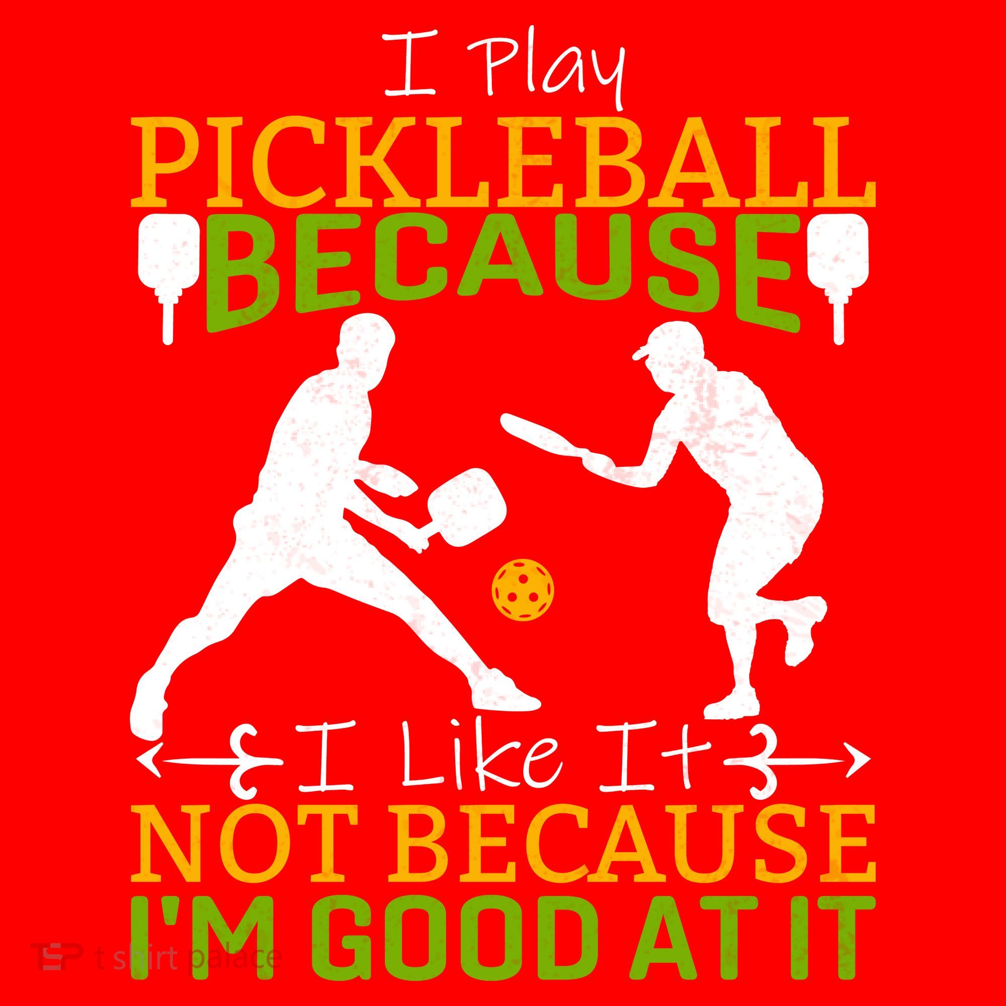 I Play Pickleball Because I Like It Not I'm Good At It Santa Hat