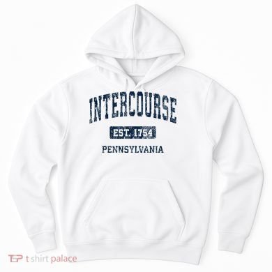 Intercourse Pennsylvania Pa Vintage Athletic Sports Design Hoodie