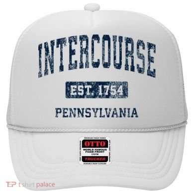 Intercourse Pennsylvania Pa Vintage Athletic Sports Design Hat