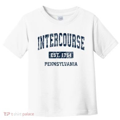 Intercourse Pennsylvania Pa Vintage Athletic Sports Design Toddler T-Shirt