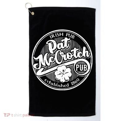 Irish Pub Pat McCrotch Pub 1869 Vintage Golf Towel