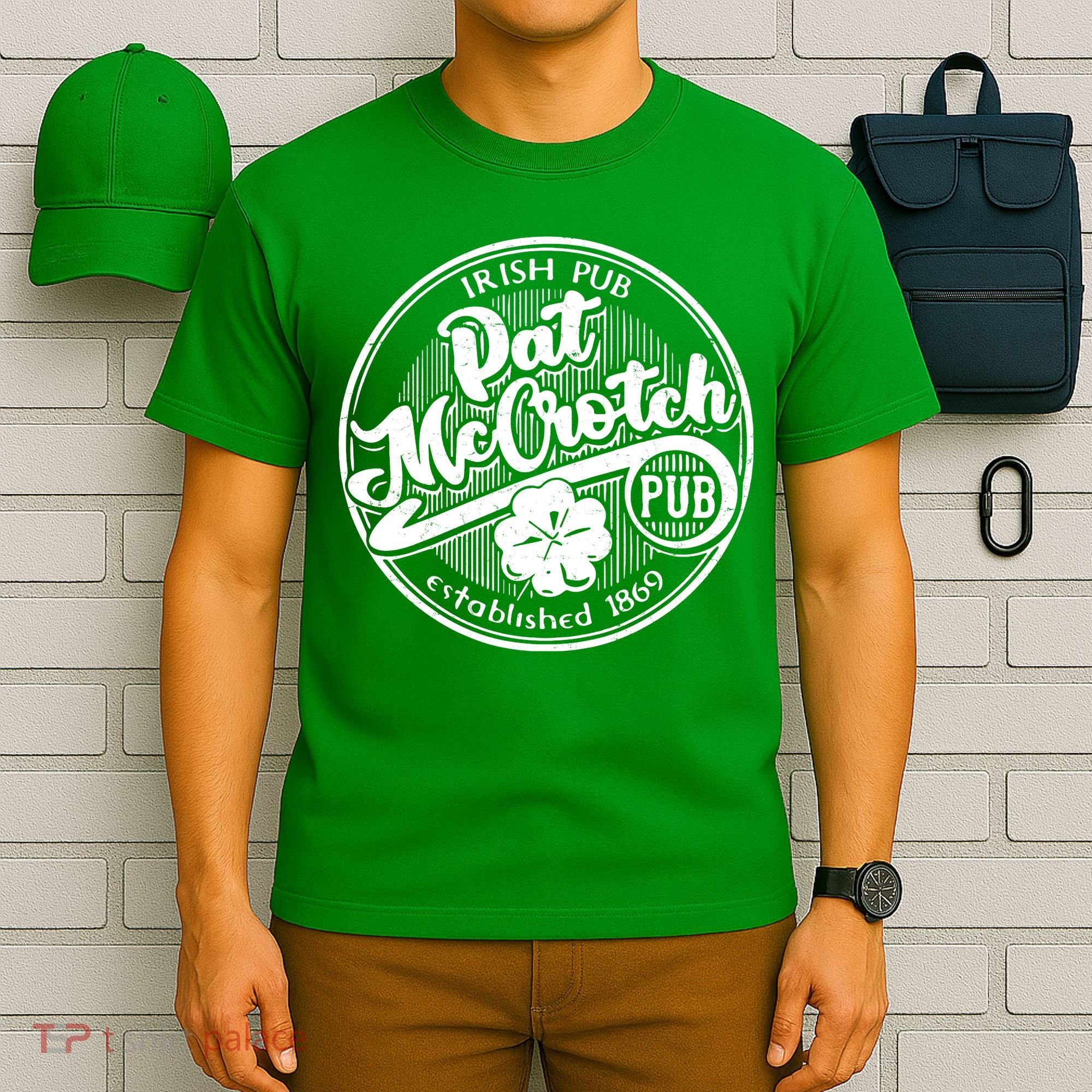 Irish Pub Pat McCrotch Pub 1869 Vintage T-Shirt