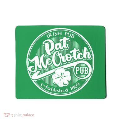 Irish Pub Pat McCrotch Pub 1869 Vintage Mousepad