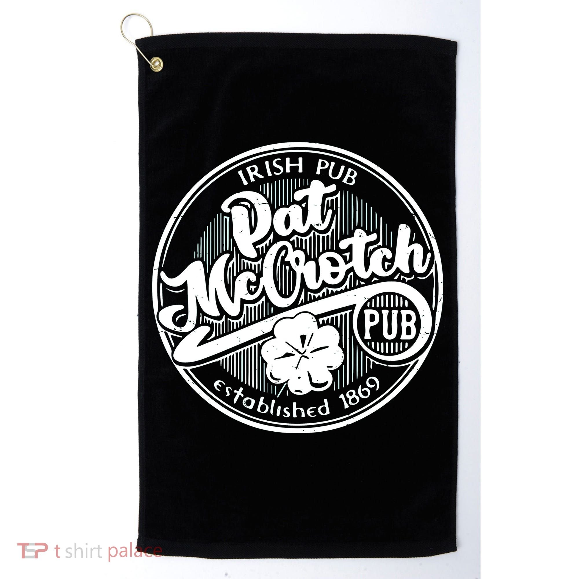 Irish Pub Pat Mccrotch Pub 1869 Golf Towel
