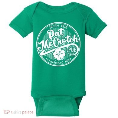 Irish Pub Pat Mccrotch Pub 1869 Baby Bodysuit