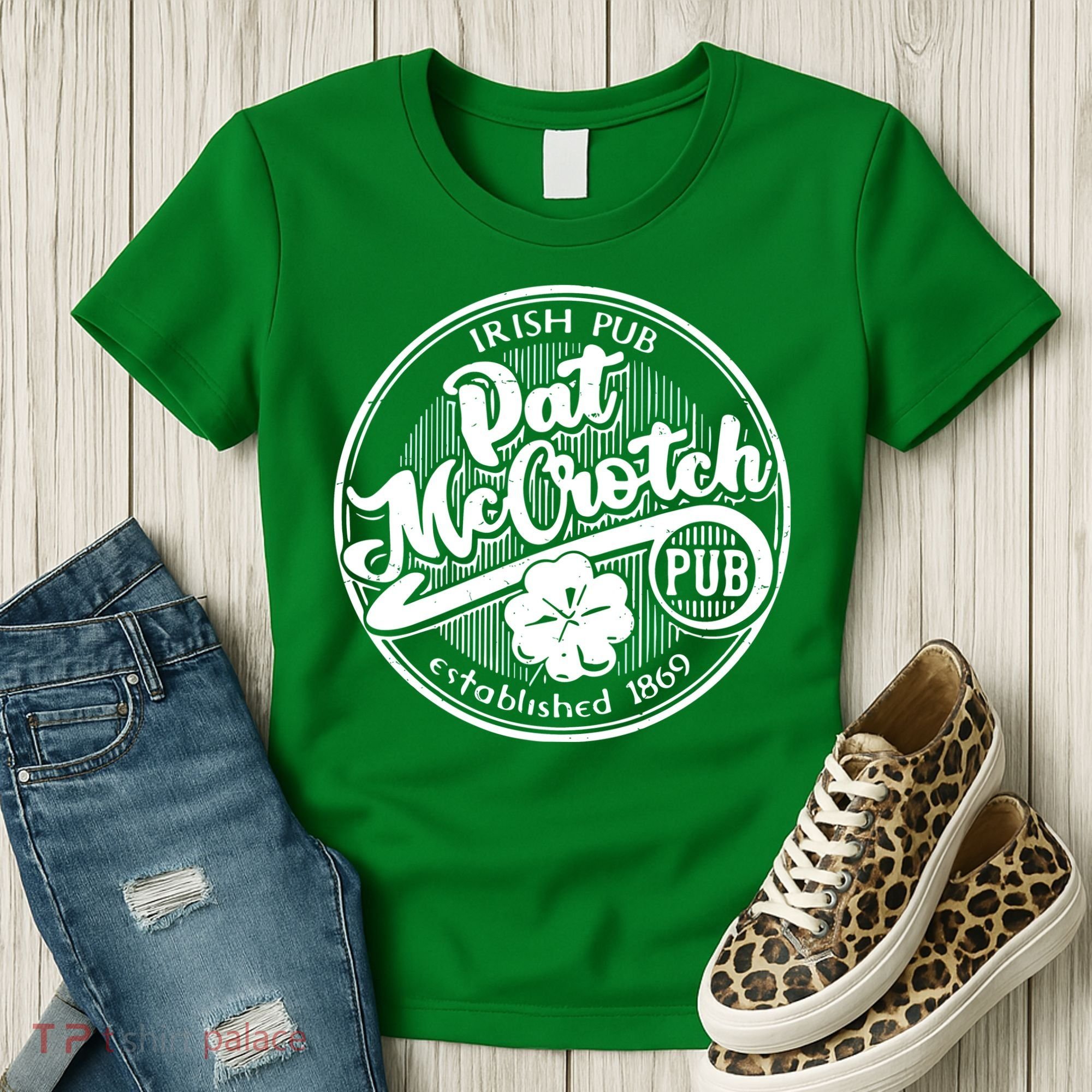 Irish Pub Pat Mccrotch Pub 1869 Women's T-Shirt