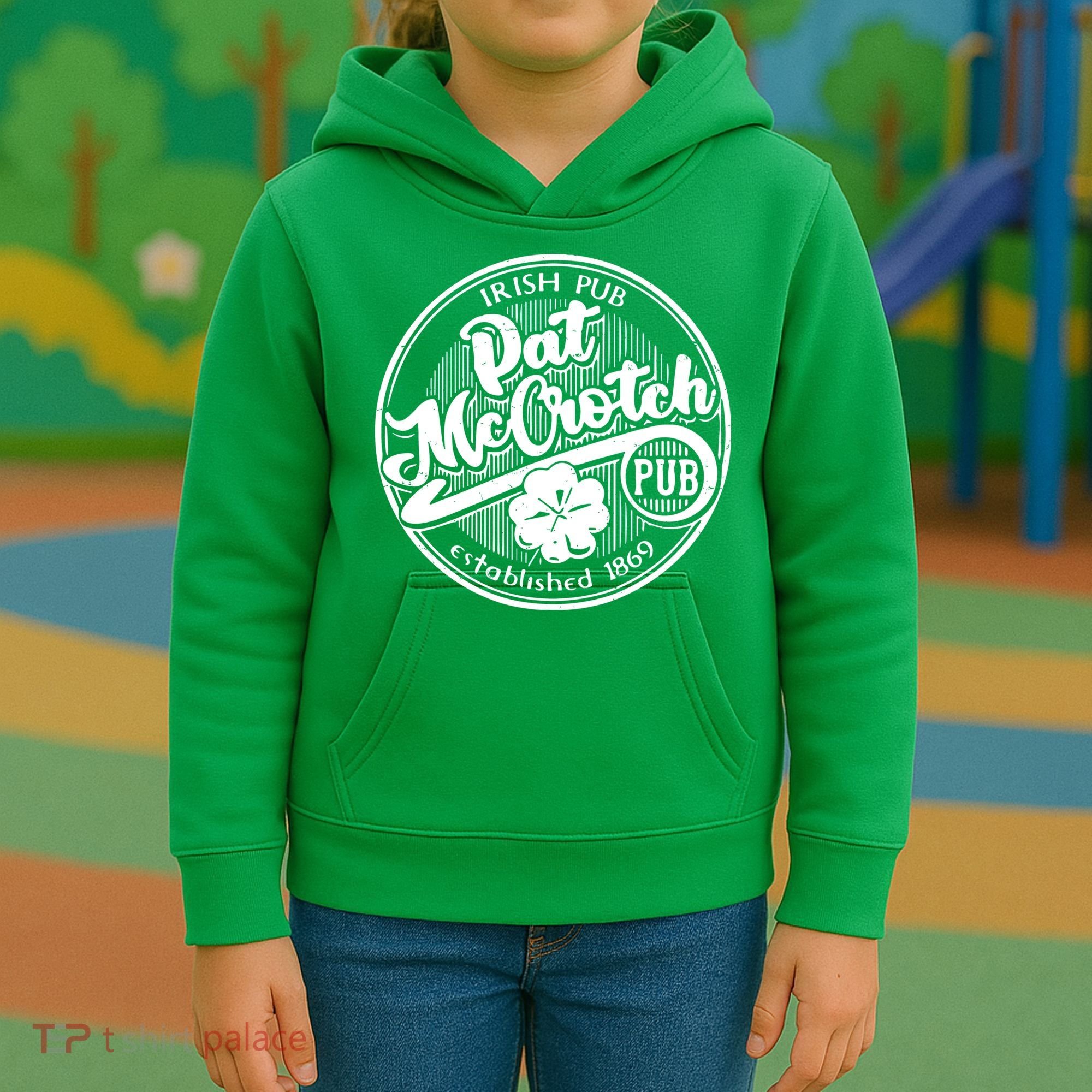 Irish Pub Pat Mccrotch Pub 1869 Kids Hoodie