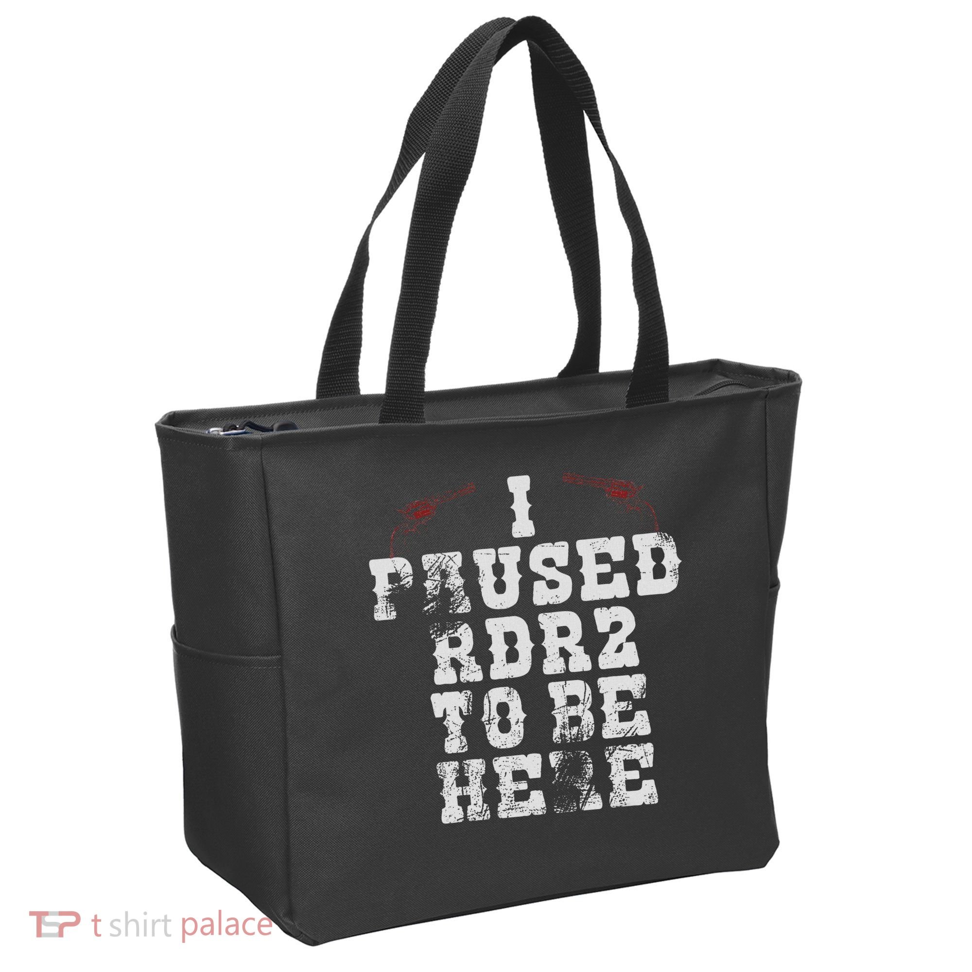 I Paused Rdr2 To Be Here Joke Tote Bag