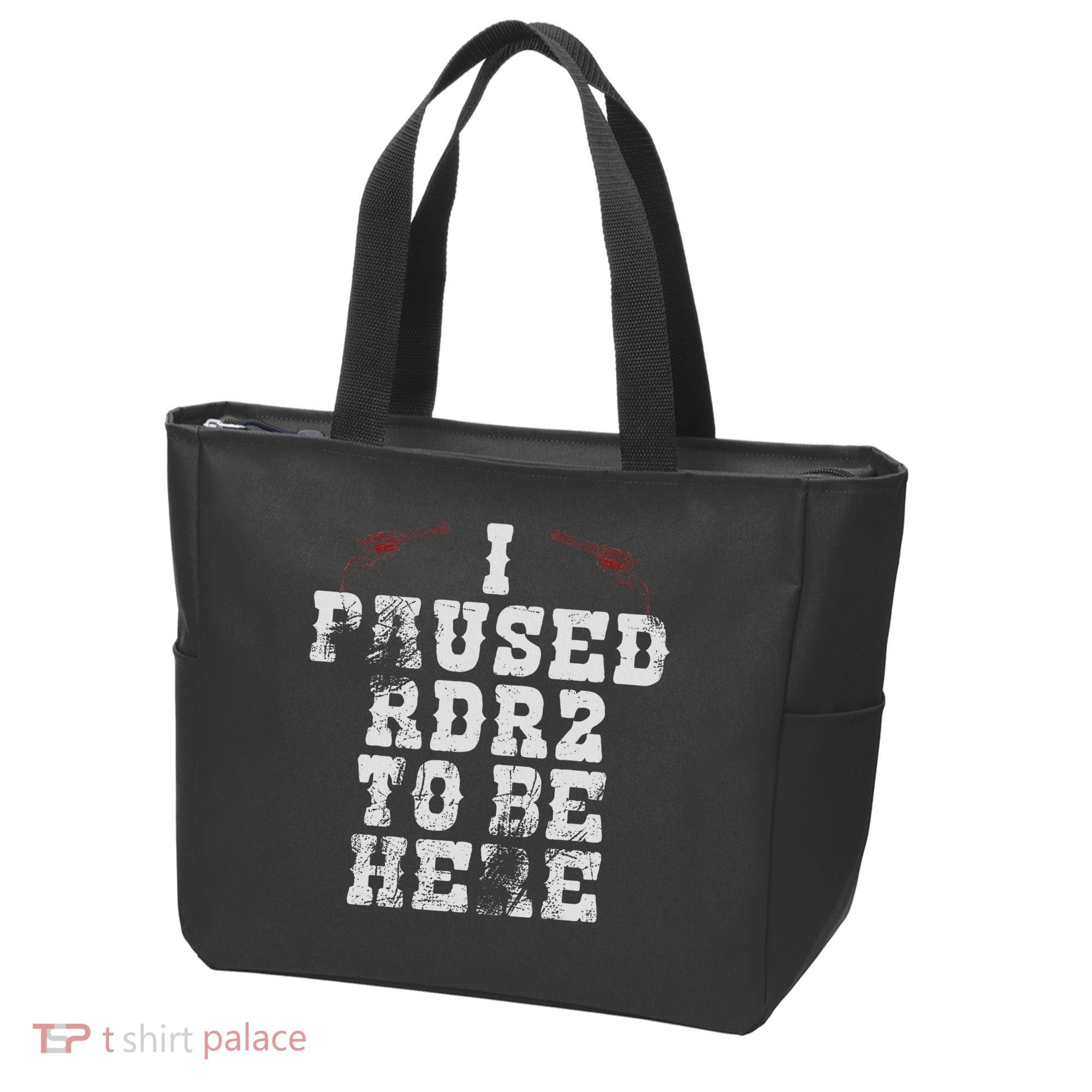 I Paused Rdr2 To Be Here Joke Tote Bag