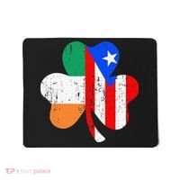 ireland puerto rico flag for rican Shamrock Mousepad thumb 0