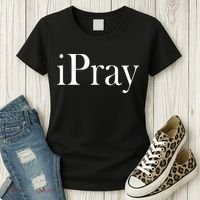 iPray I Pray Women's T-Shirt thumb 3