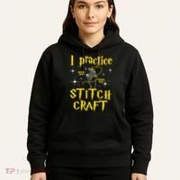 I Practice Stitch Craft Cross Stitching Cross Stitcher Hoodie thumb 5