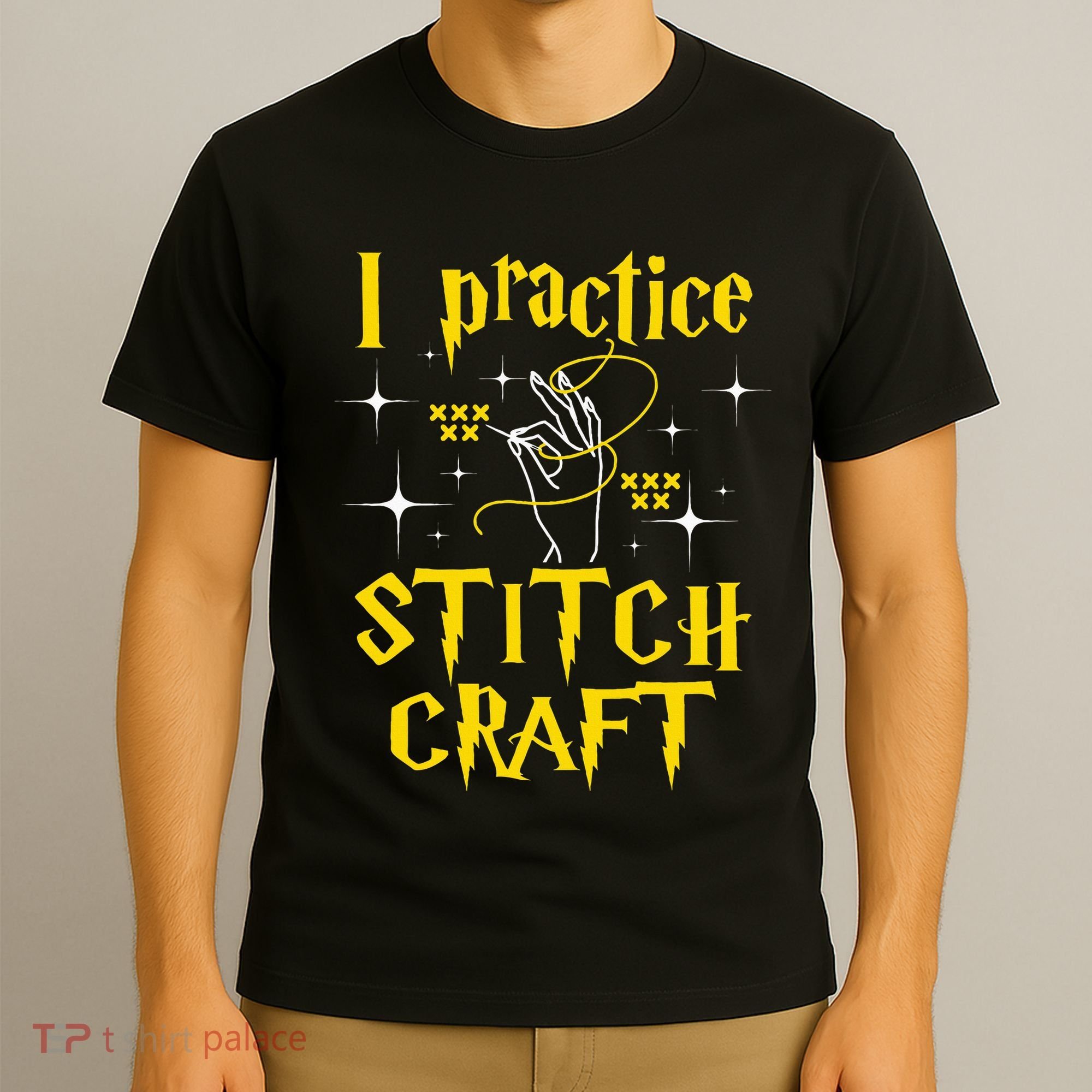 I Practice Stitch Craft Cross Stitching Cross Stitcher T-Shirt