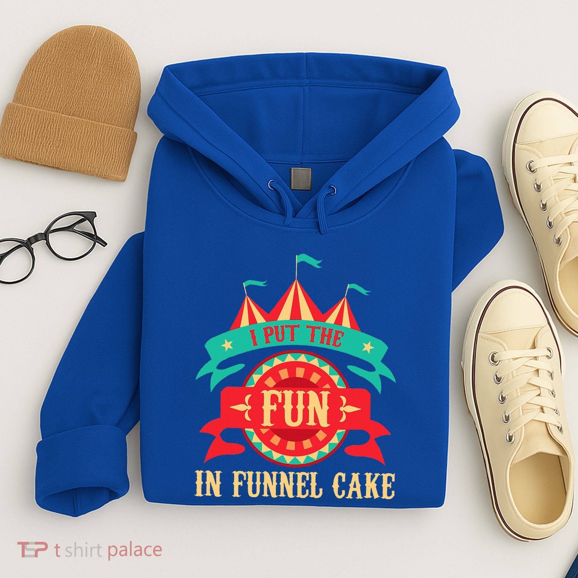 I Put The Fun In Funnel Cake Circus Birthday Hoodie