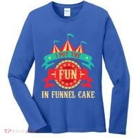 I Put The Fun In Funnel Cake Circus Birthday Women's Long Sleeve Shirt thumb 0