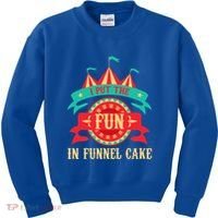 I Put The Fun In Funnel Cake Circus Birthday Kids Sweatshirt thumb 0