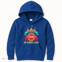 I Put The Fun In Funnel Cake Circus Birthday Kids Hoodie thumb 0