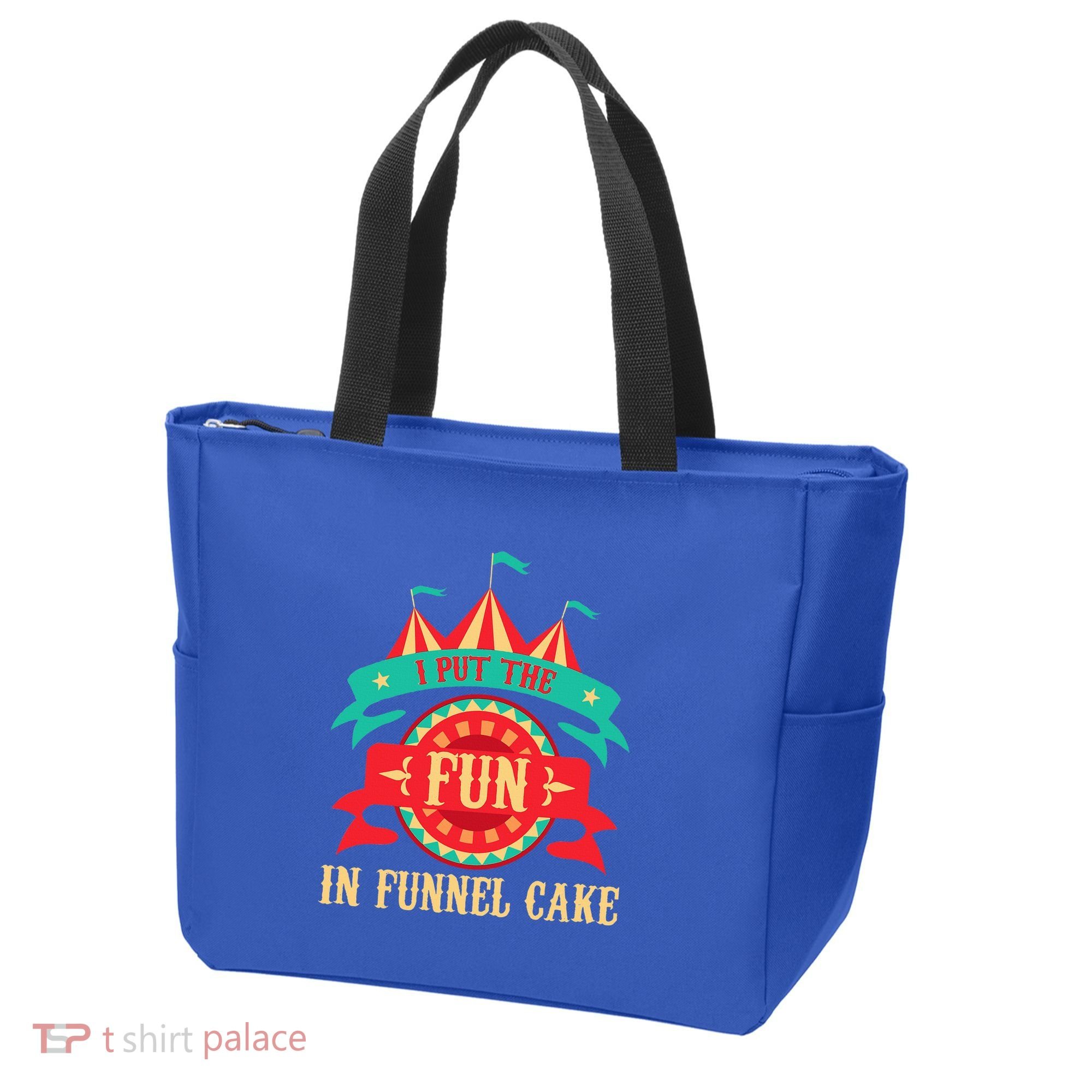 I Put The Fun In Funnel Cake Circus Birthday Tote Bag