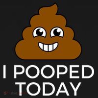I Pooped Today Funny Joke, B Day Costume Poo Humor Backpack thumb 2