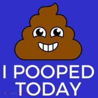 I Pooped Today Funny Joke, B Day Costume Poo Humor Mousepad thumb 1