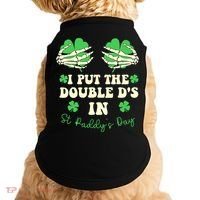 I Put The Double Ds In St Paddys Day Funny Doggie Tank thumb 0