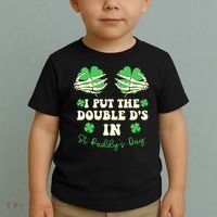 I Put The Double Ds In St Paddys Day Funny Toddler T-Shirt thumb 2
