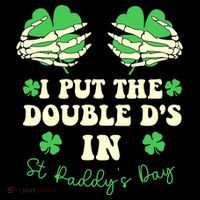 I Put The Double Ds In St Paddys Day Funny Kids Sweatshirt thumb 2