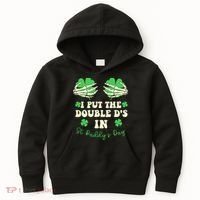 I Put The Double Ds In St Paddys Day Funny Kids Hoodie thumb 0