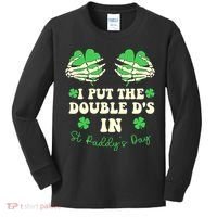 I Put The Double Ds In St Paddys Day Funny Kids Long Sleeve Shirt thumb 0