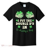I Put The Double Ds In St Paddys Day Funny Kids T-Shirt thumb 0