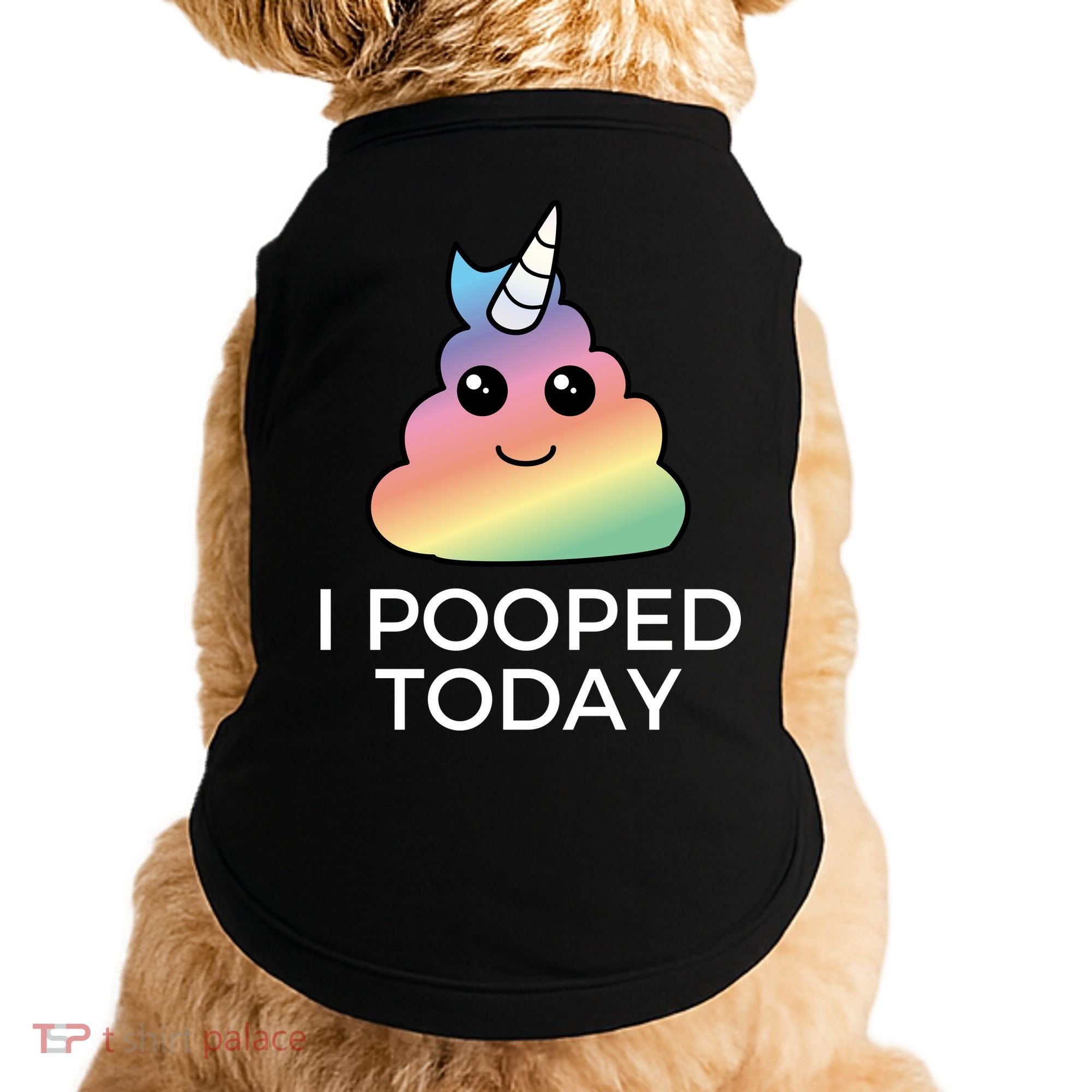 I Pooped Today Sarcastic Adult Humor Party Doggie Tank