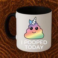 I Pooped Today Sarcastic Adult Humor Party Coffee Mug thumb 2
